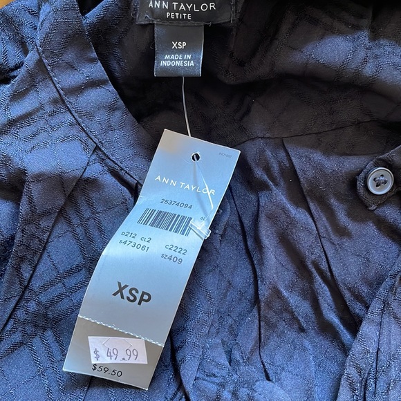 Ann Taylor Black Blouse - Picture 3 of 4